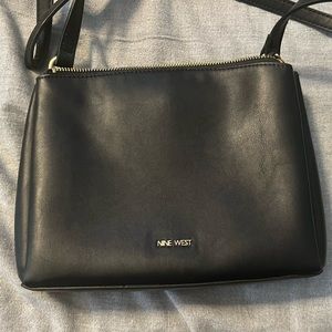 Small, black Nine West purse